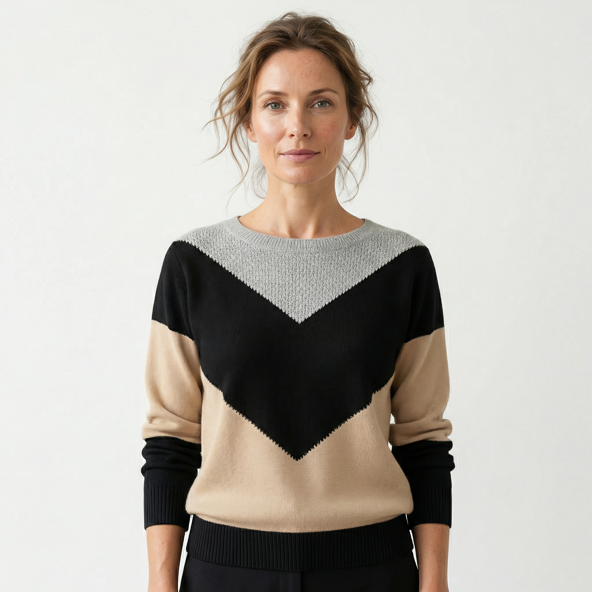 Pull en Maille Femme à la Coupe Élégante – Chaleur et Confort