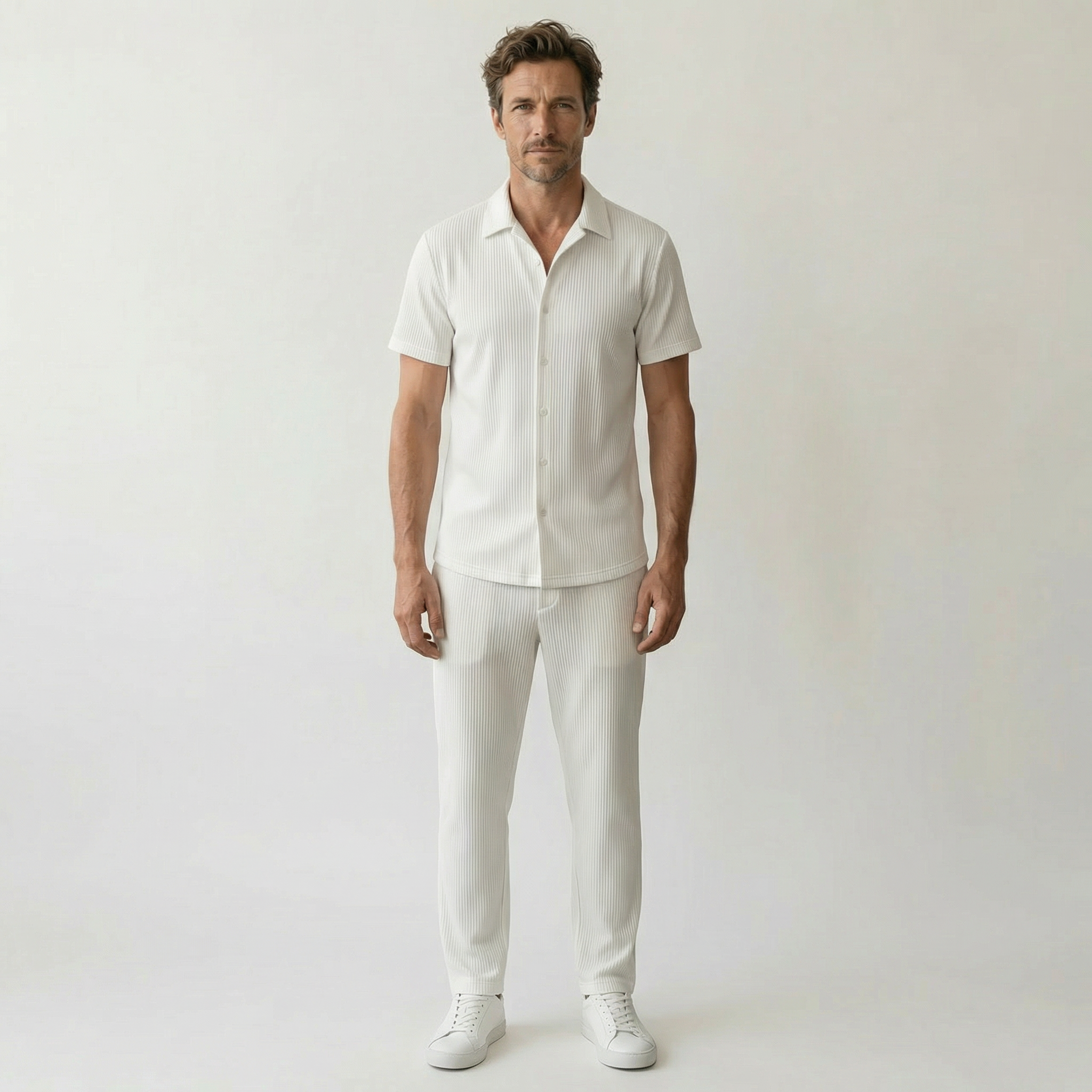Ensemble en Lin pour Homme – Tenue d’Été Légère, Respirante et Élégante